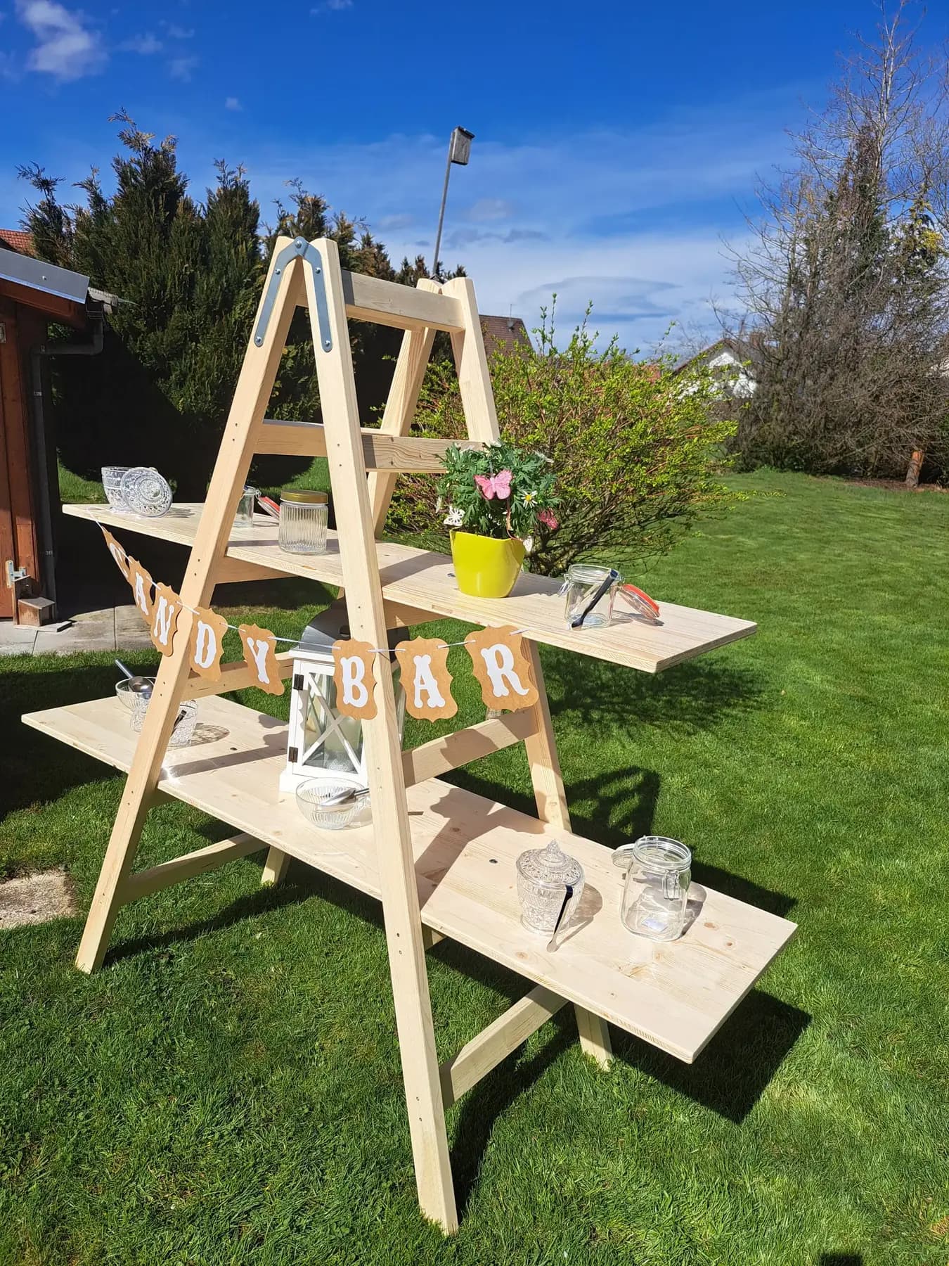Candybar Garten Hochzeit