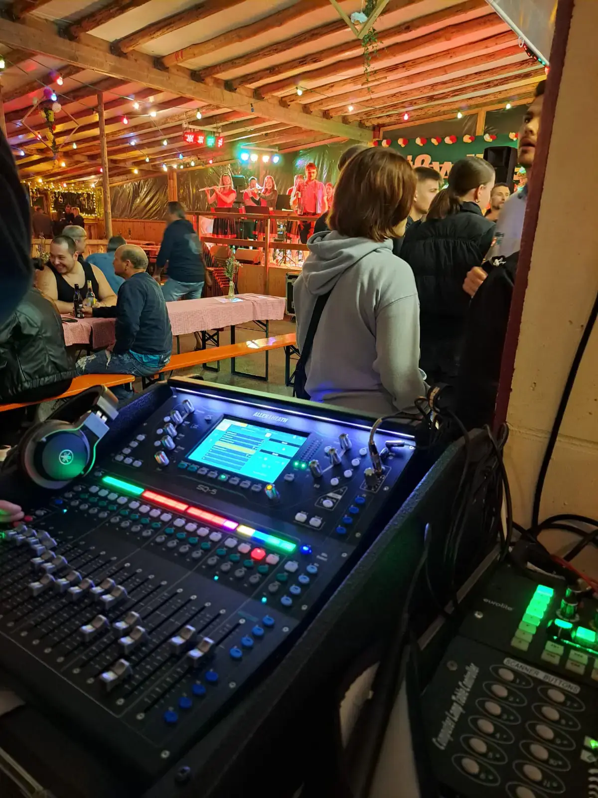 Tontechnik Detail — Live-Mischpult